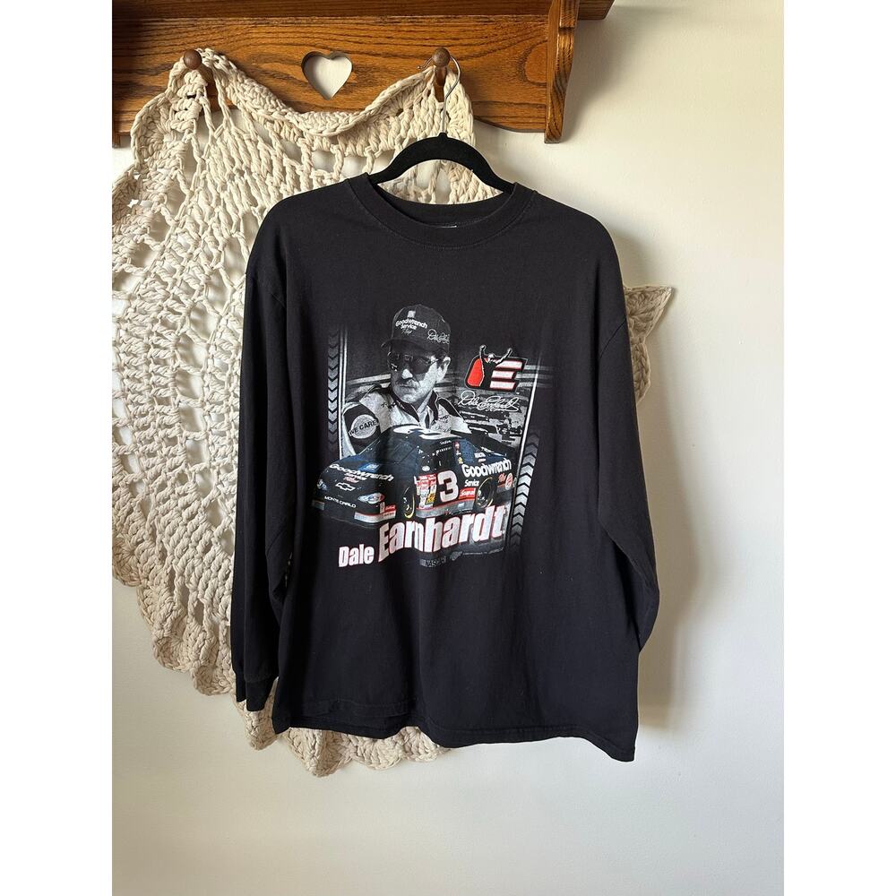 Vintage Y2K 2008 Dale Earnhardt Nascar Racing Long Sleeve Tee XL Winners Circle